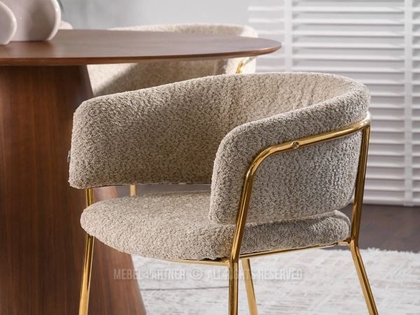 Wymiary krzesła tapicerowanego SORIN